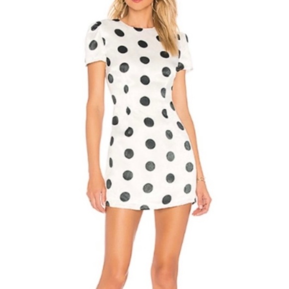 house of harlow 1960 x revolve polka dot sheath dress - Picture 1 of 4
